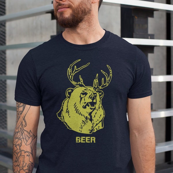 Mac's Beer Shirt, Bear Deer, Funny Bear Shirt, Philadelphia Gift, Sunny Shirt, Always Tee, Animal Puns, Always Suny, Beer Shirt, Mac Tee