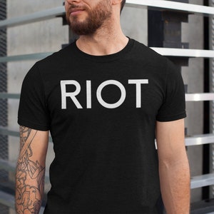 Mac&#39;s RIOT Shirt, Philedelphia Tee, Sunny tshirt, Always Gifts, Start a RIOT, Social Justice Tee, Sunny Tee, Shirt by Mac