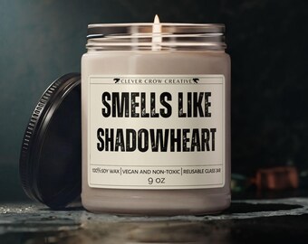 Funny Shadowheart Candle, BG3 Game Gift, Baldur Gate Gift for Gamers, RPG Gift, Gaming Gift for Him, Shadowheart, Goth Cleric, BG3 Gift