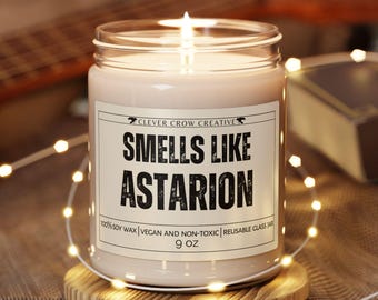 Funny Astarion Candle, BG3 Game Gift, Vampire Character Candle, Baldur Gate Game Gift for Gamers, Gaming Gift for Her, Astarion BG3 Gift