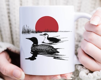 Lommugg, Lom, Vanlig lom, Lompresenter, Lomdekor, Minnesota State Bird, Minnesota, Sjöfågel, Ankpresenter, Ankor, Ankdekor, Vattenfåglar