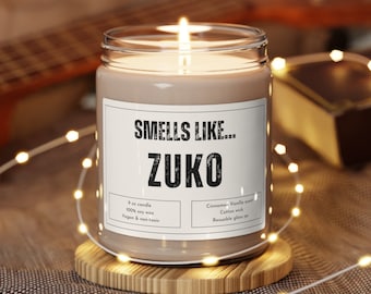 Vela Zuko, Huele a Zuko, Príncipe Zuko, Regalos de Avatar, Regalo de Airbender Show, Último Show de Avatar, Regalos de Personajes de Show Divertido, Firebender