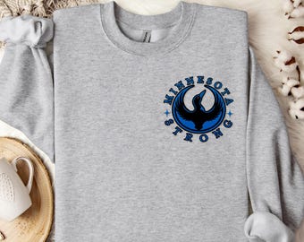 Embroidered Minnesota Rebel Alliance Sweatshirt, Minnesota Strong, Minneapolis Sweatshirt, Resist, Fdt, Fuck Ice, Fuck Trump, Abolish Ice