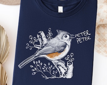 Tufted Titmouse Shirt, Titmouse Bird Shirt, Birdwatching Shirt, Funny Bird Shirt, Backyard Birder Gift, Bird Lover Gift, Songbird Nature Tee