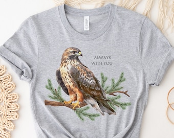 Hawk Shirt, Bird Watching Tee, Hawk Lover, Nature Lover Shirt, Red-Tailed Hawk, Birding Gifts, Hawkwatch Gifts, Raptor Shirt, Bird Nerd Tee
