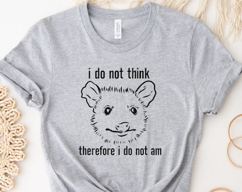 Camisa de zarigüeya, camiseta amante de zarigüeya, camisa de meme divertido, regalos de generación Z, camisas que van duro, camiseta de zarigüeya divertida, camisa de zarigüeya, regalos de meme icónicos