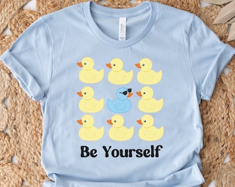 Funny Rubber Duck Shirt, Kids Duck Shirt, Rubber Duck, Silly Kids Shirt, Duck Lover Gift, Kids Animal Tee, Back to School, Youth Duck Shirt