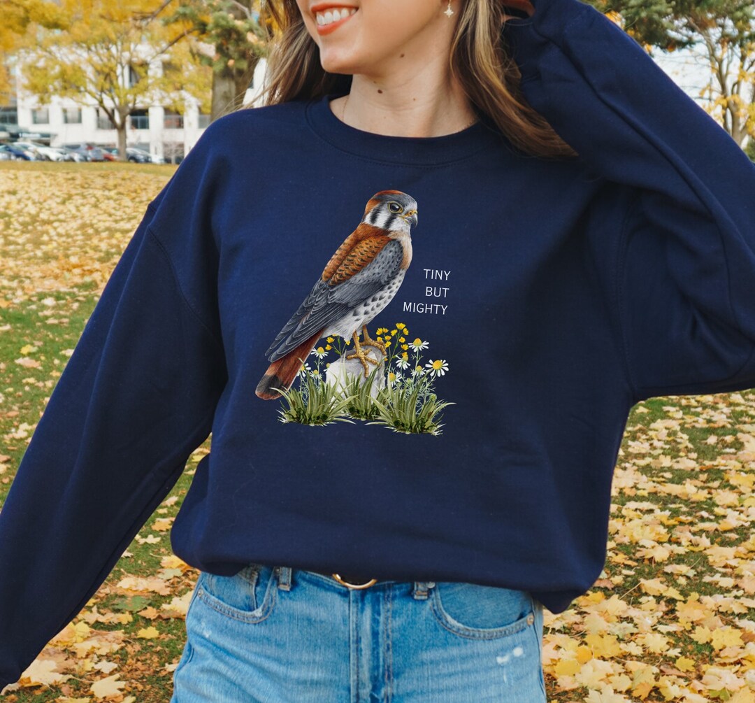 Sweter Raptor Kestrel Sweatshirt, American Kestrel, Falcon Sweater, Kestrel Shirt ...