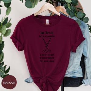 Camisa con el Sigilo de Lucifer, Sello de Satán, Sigilo de Lucifer, Ropa Satánica, Camiseta Satánica, Decoración Satánica, Lucifer, Demonio Lilith, Salve a ti mismo Maroon