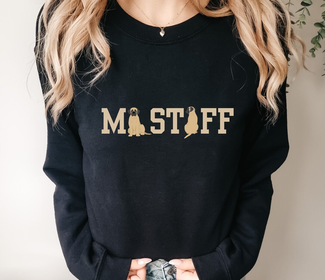 Mastiff Jacket, English Mastiff Sweatshirt, Bullmastiff Crewneck, Cane
