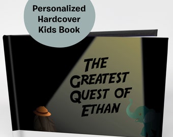 Custom Fathers Day Gift Personalized Dad And Me Book Kids Adventure Story Hardcover