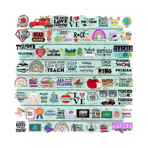 Pacote SVG para professores * SVG para sala de aula * SVG para escola * 76 designs* DOWNLOAD instantâneo * * * Ótimo para Cricut, Silhouette, Lasers, artesanato e muito mais!