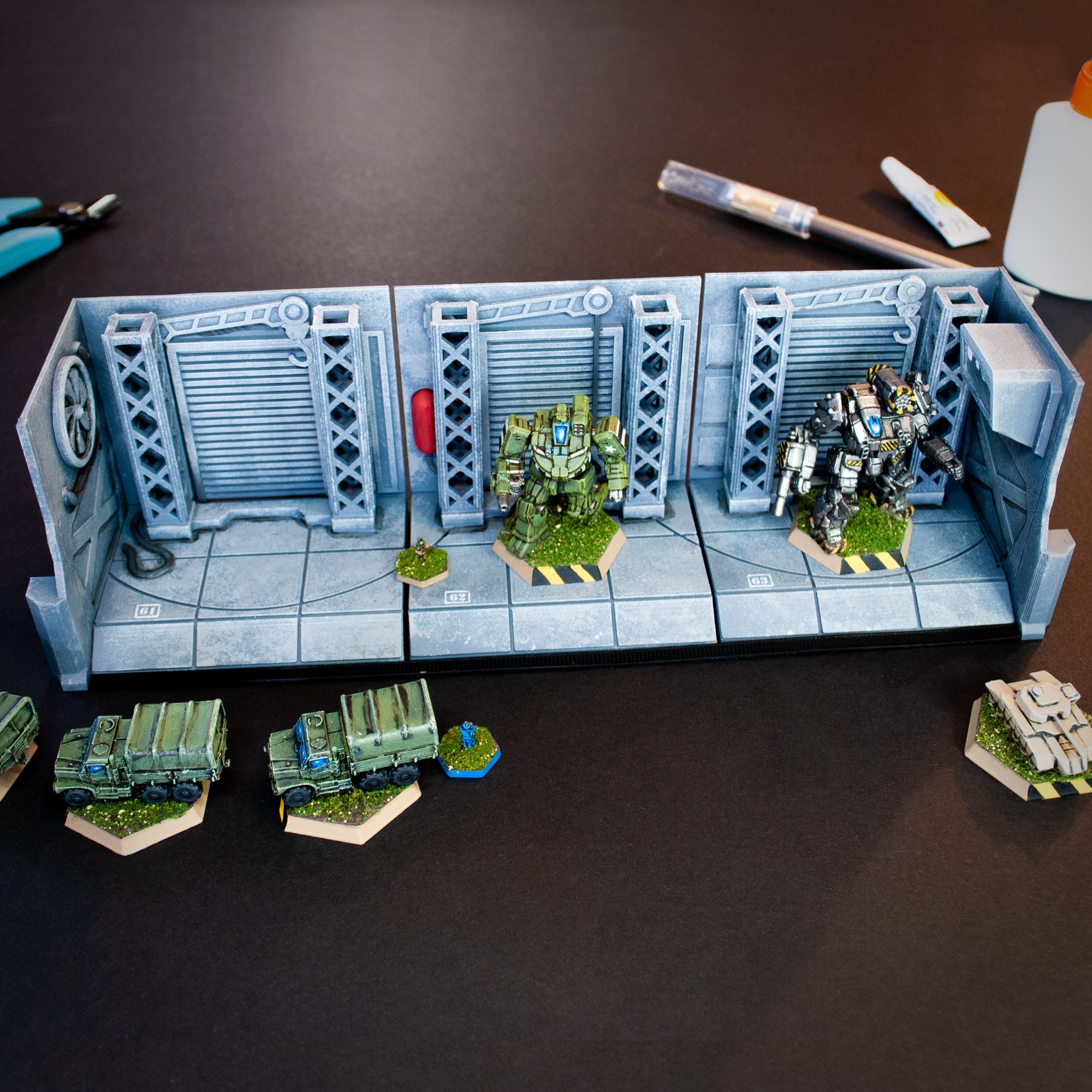 Mech Hangar Bay - Etsy