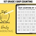 Skip Counting Worksheet Bundle PDF | First Grade Math Worksheets | Math ...