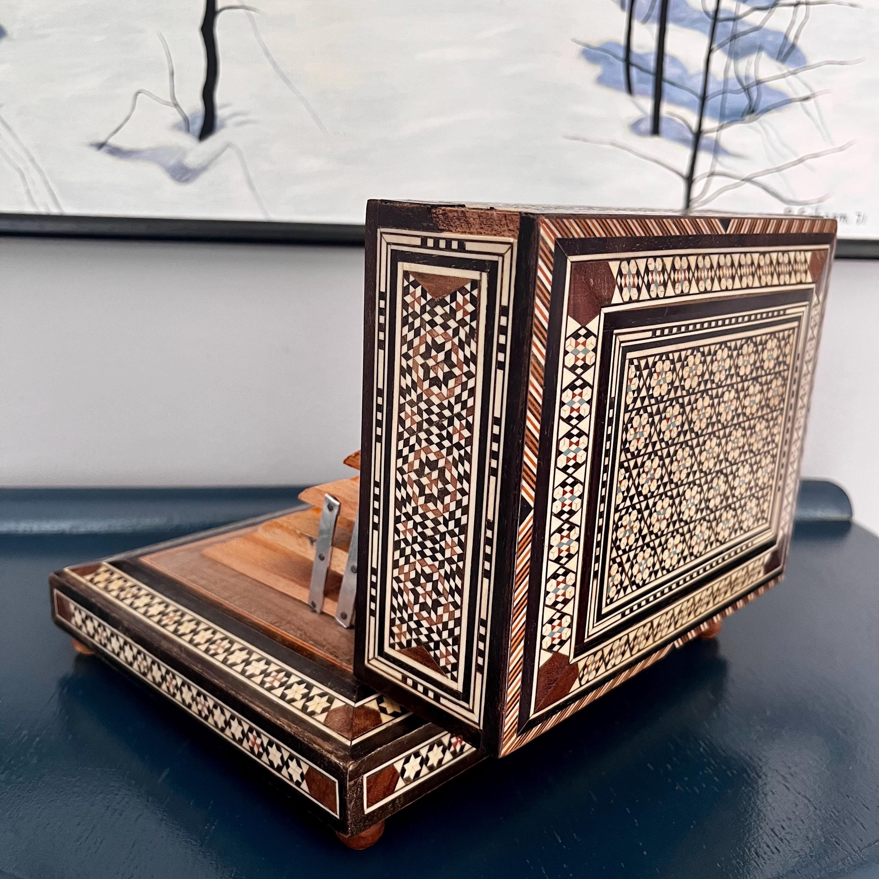 Vintage Sadeli Middle Eastern Damascus Mother of Pearl Inlay