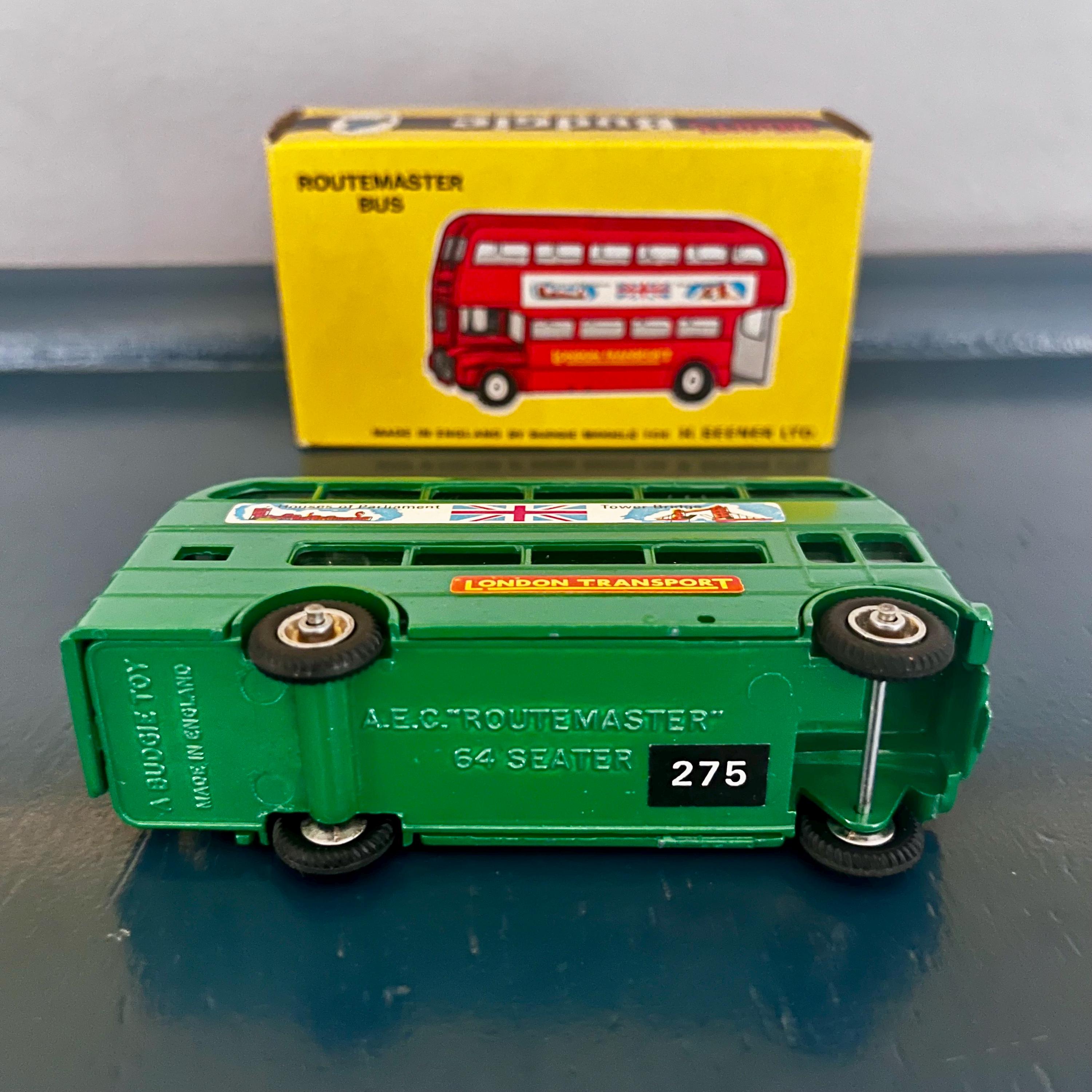 Budgie Models Routemaster Bus 緑色 1980s Budgie Green Routemaster London Bus in Original Box - Etsy