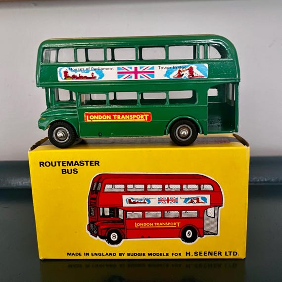 Budgie Models Routemaster Bus 緑色 1980s Budgie Green Routemaster London Bus in Original Box - Etsy
