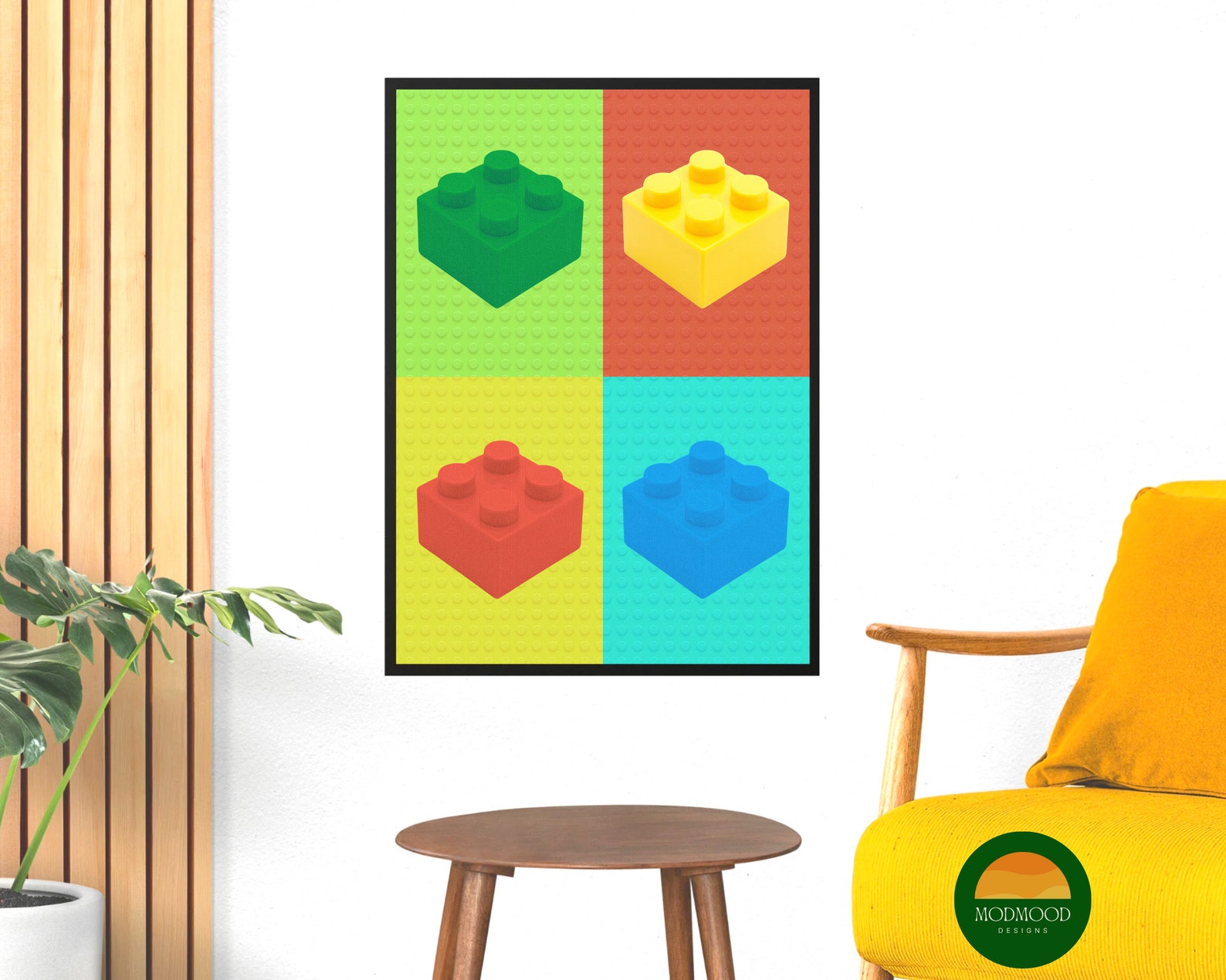 Toy Bricks Printable Art, Boys Room Decor, Building Blocks Poster ...