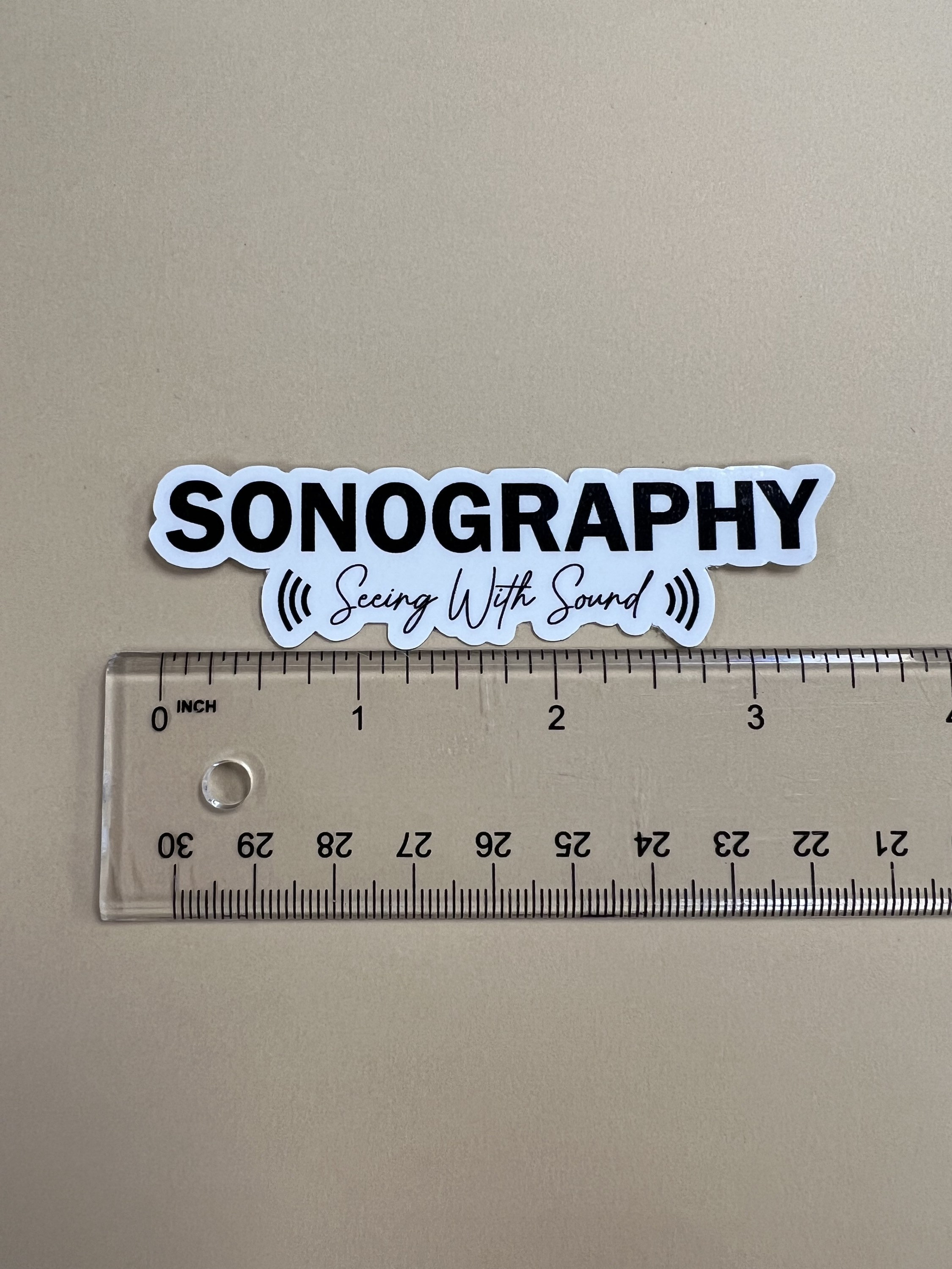 Sonography Seeing With Sound Sticker - Etsy