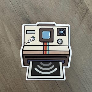 Sonography Polaroid Sticker