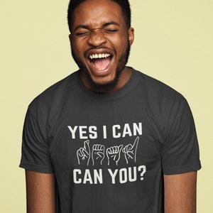 Sign Language Shirt - Unisex Tee, American Sign Language Shirt, Deaf Shirt, Sign Language Tee, ASL Pride, Deaf Community, Deaf Humor