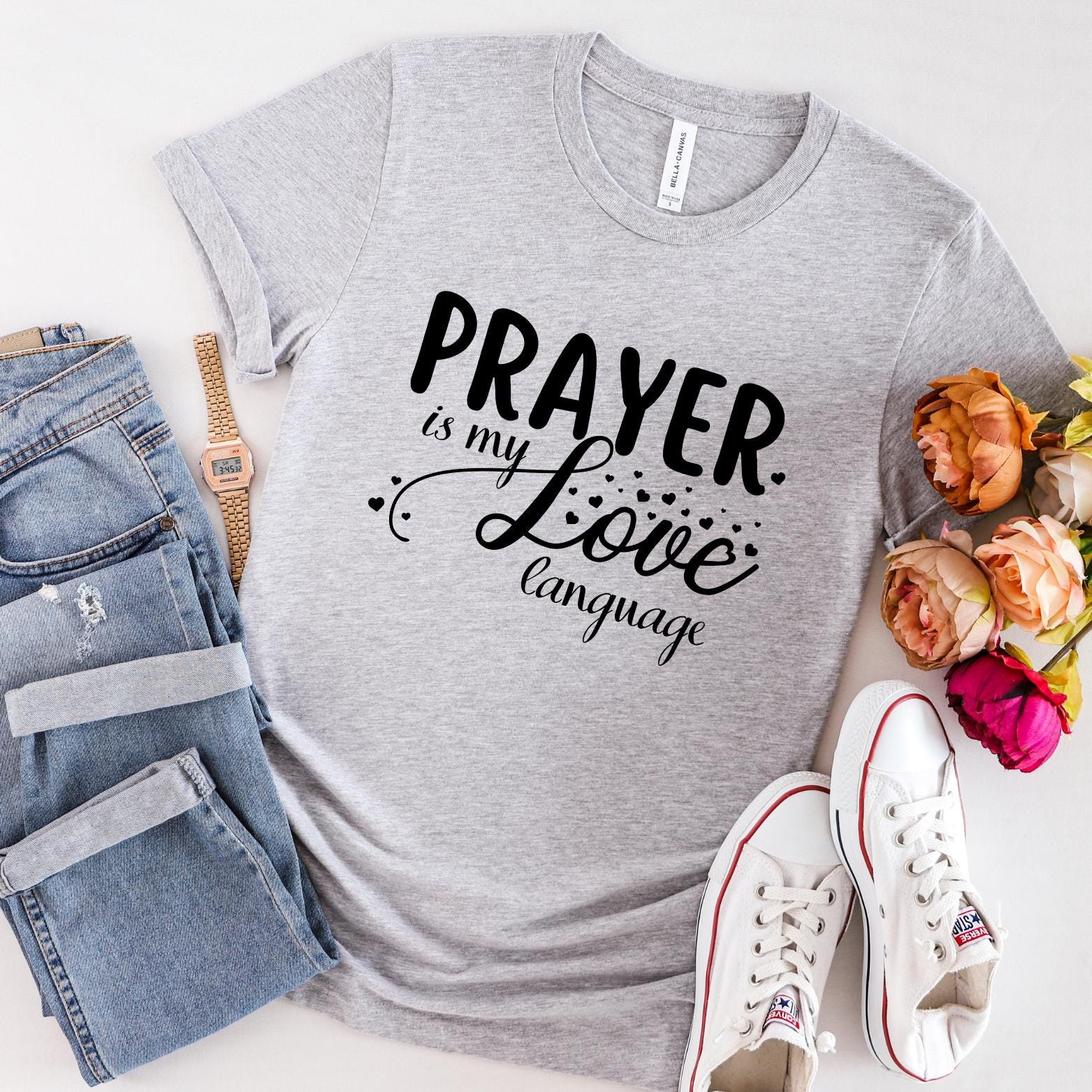 Ida Lovers Prayers Tシャツ My Love Language is Prayer Shirt - Etsy