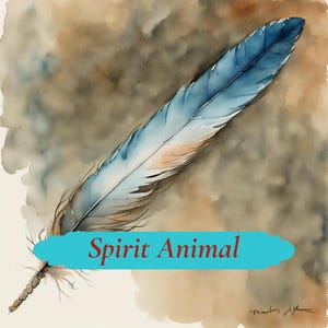 Spirit Animal Message (Digital Art + Interpretation)