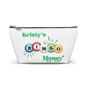 Personalized Bingo Cash Stash Bag. Personalize this bag with the Name of your Choice!