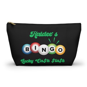 Borsa per soldi del bingo personalizzata: la borsa personalizzata perfetta per i tuoi soldi del bingo, vincite o risparmi