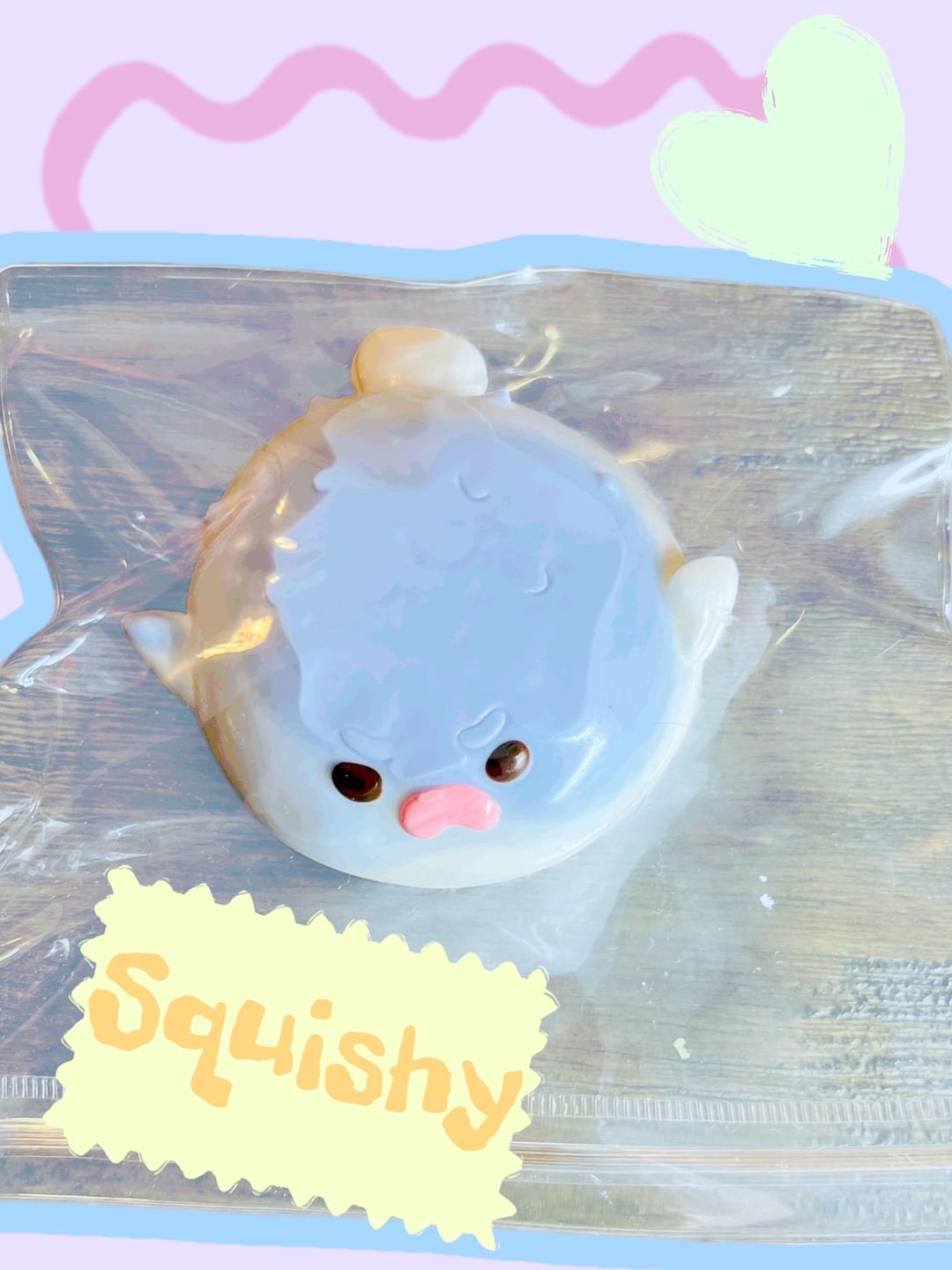 Handmade Taba Squishy Mochi Fishy Stress Relief ASMR Fidget Toy - Cute, with Amazing Squish!