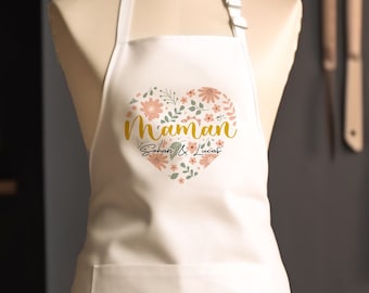 Personalized apron messages from mom - Mother's Day gift, mom's birthday