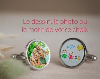 Boutons de manchettes personnalisés