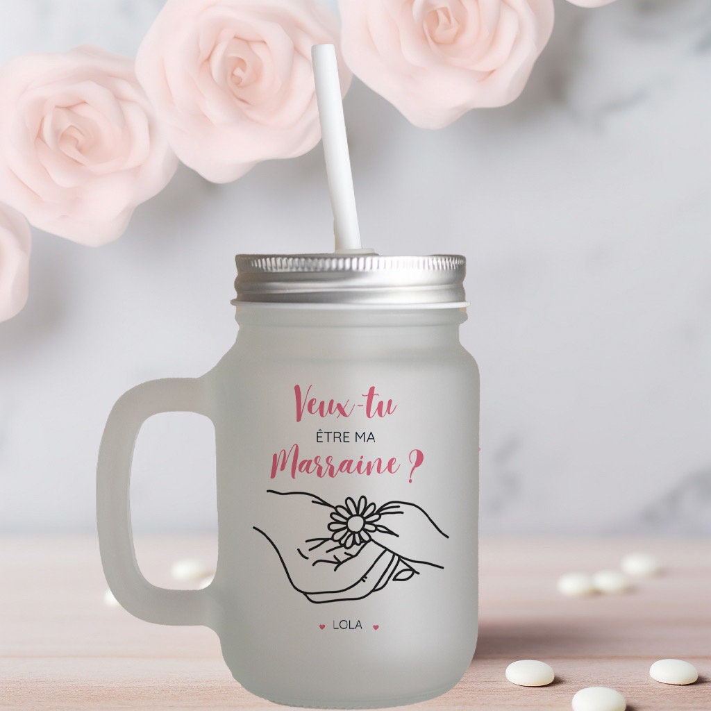 Verre à Mojito Personnalisable Avec Gravure Texte - Idée Cadeau Été 42cl