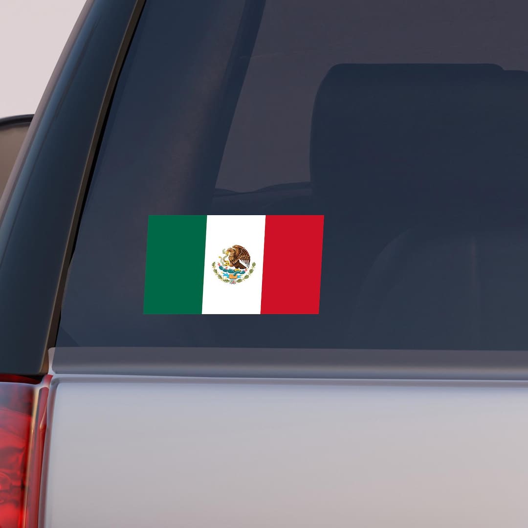 Mexican Flag Sticker, Mexico Sticker, Proud Latino Waterproof Decal for ...