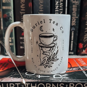 Suriel Tea Co Mug, Acotar Tea Or Coffee Mug, Bookish Merch, A Court Of Thorns And Roses