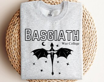 Basgiath War College Sweater | Fourth Wing Inspired | Dragon Rider Bookish Merch
