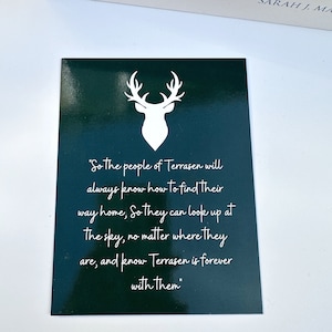 Throne of Glass Bookmark: Empire of Storms Tandem Read, Terrasen Quote