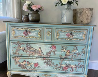 Aviary Rose dresser free shipping!