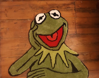 Kermit Rug, Playful Muppet Decor - Etsy