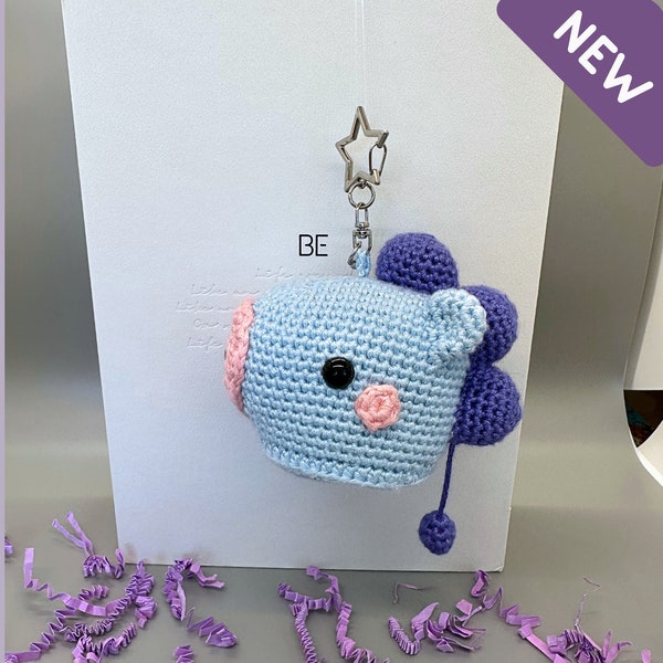 Crochet Bts Keychain Etsy