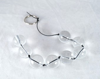 Crystal Transparent Glass G-spot Anal Beads