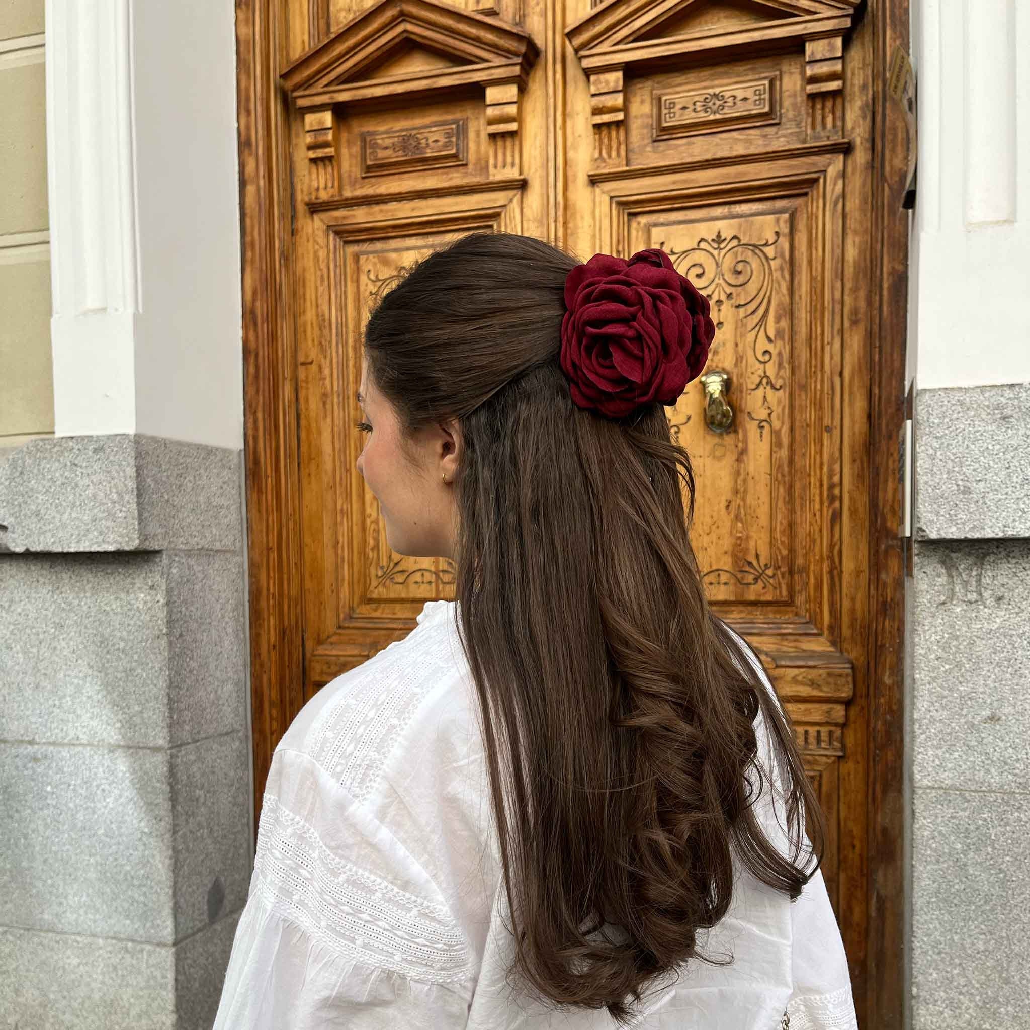 Flower hair clip - Etsy 日本