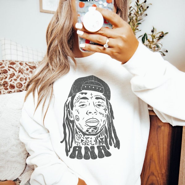 Weezyana, sweat-shirt Lil Wayne, Lilweezyana, New Orleans Saints, Louisiane, Tunechi, Weezybaby, NOLA, hauts de mardi gras, 504 chemises, pour femme