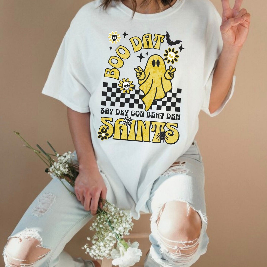 New Orleans Saints, Halloween Shirt, Who Dat Saints Shirts for Women