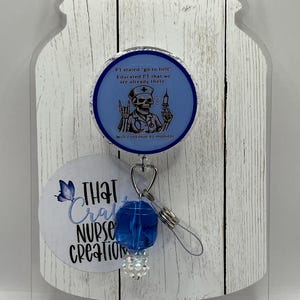 Will continue to monitor funny badge reel/sarcastic badge reel/medical badge reels/er nurse badge reel/icu badge reel/gifts for nurses