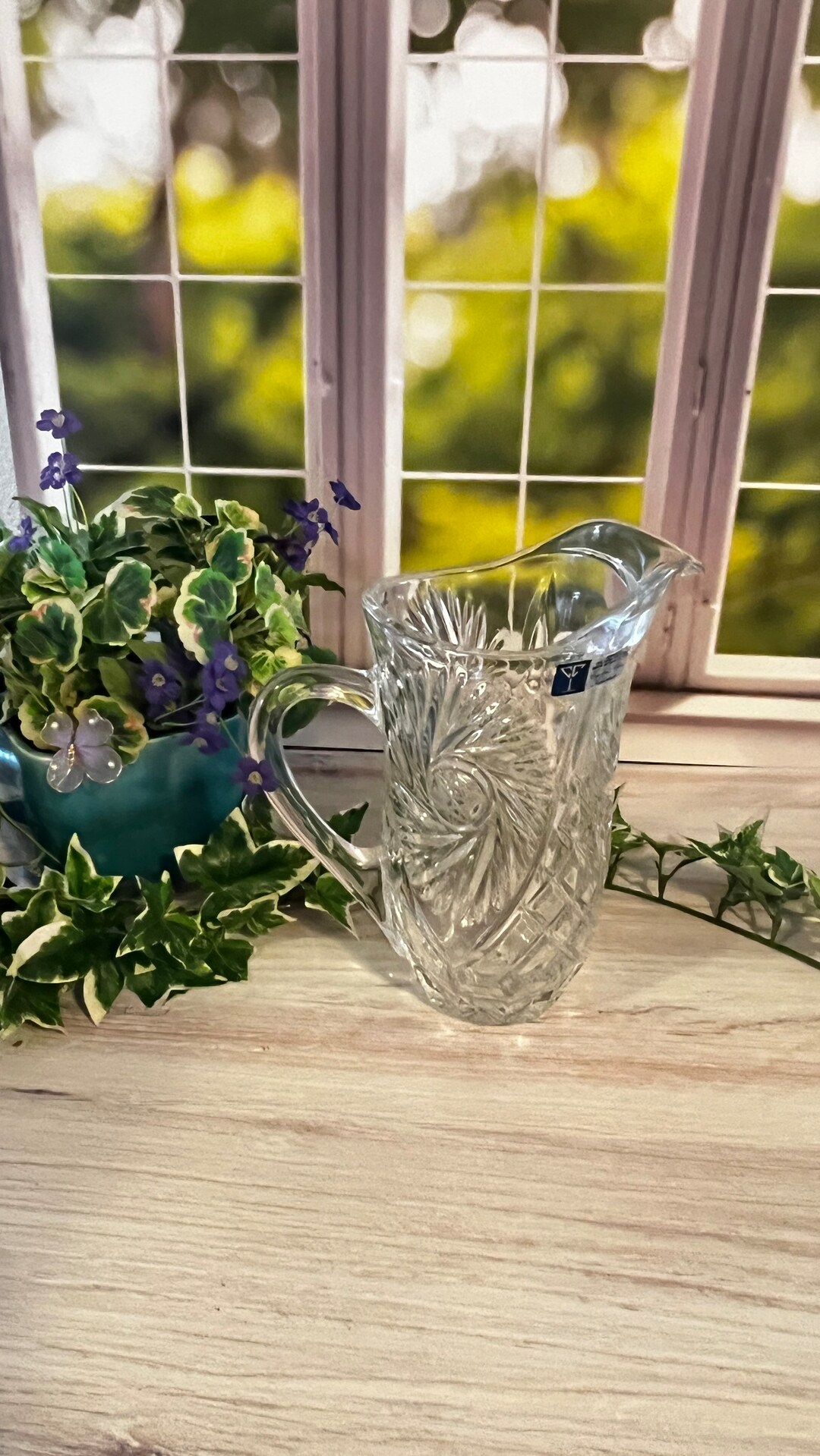 Crystal Clear Industries Leaded Crystal Pitcher Etsy