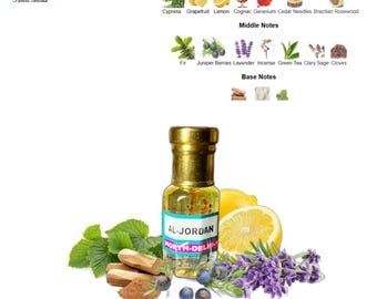 Al-Jordan Perfume  Oil by Fabele Aroma, Premium Perfume Oil, Attar Oil,  Alcohol-Free, Vegan Indian Attar,