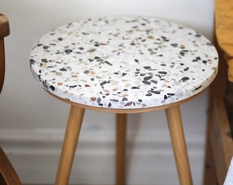 Round Terrazzo table