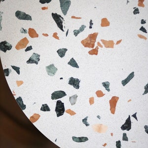 Terrazzo side table