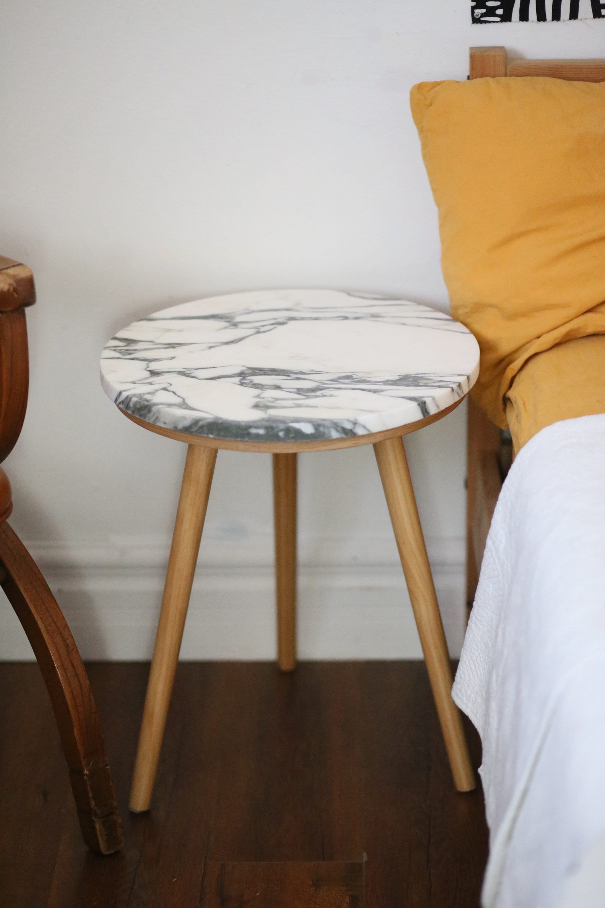 Marble End Table - Etsy